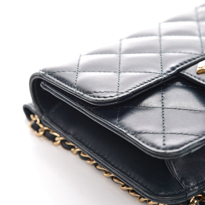 Chanel Lambskin Quilted Mini Crossing Times Flap Green 18 of 20