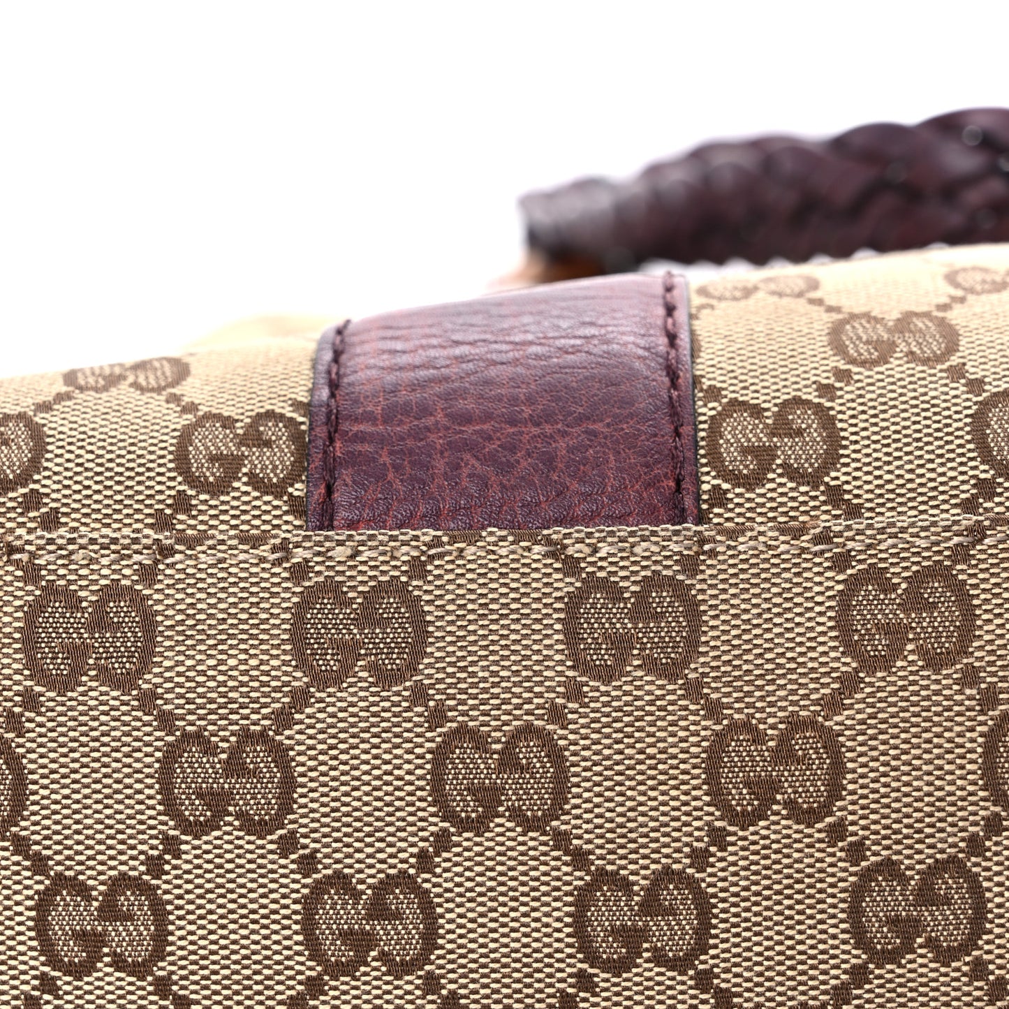 Monogram Medium Bamboo Bar Tote Bordeaux