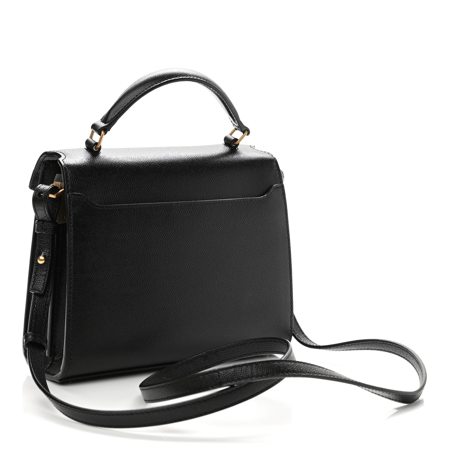 Grain de Poudre Mini Classic Monogram Cassandra Top Handle Black