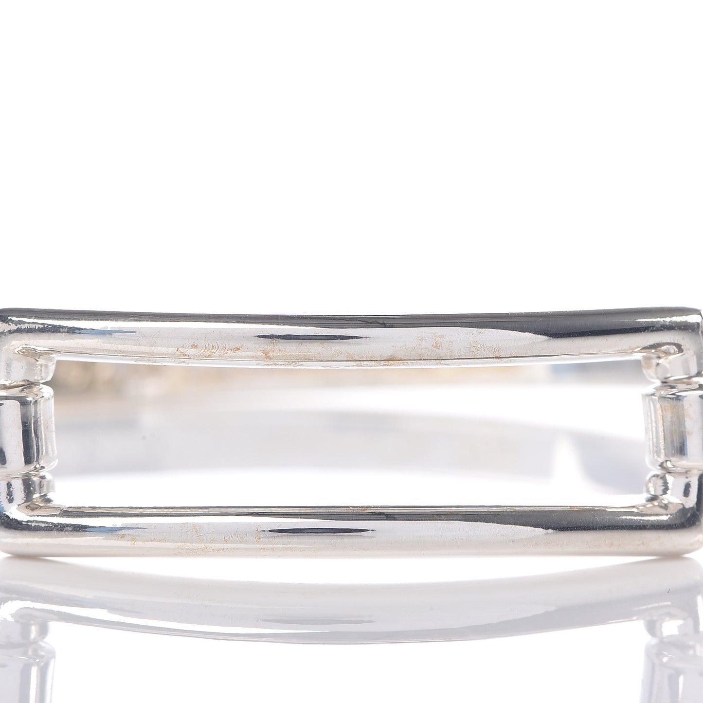 Sterling Silver Rectangle Bangle Bracelet