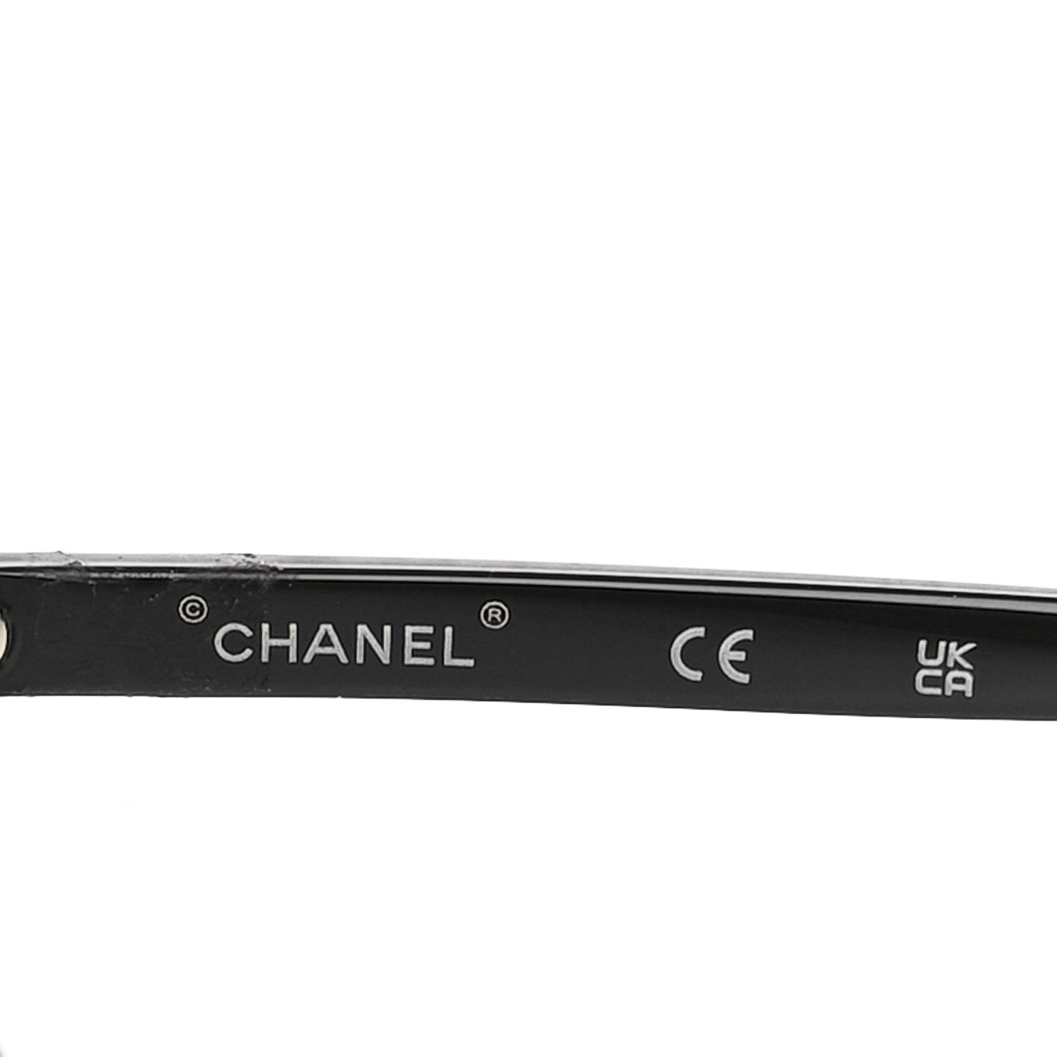 Chanel Acetate Round Sunglasses 71572A Black 5 of 7