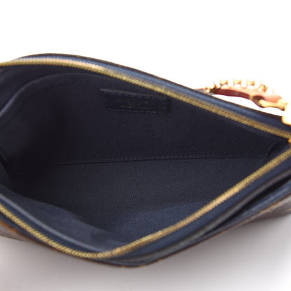 Louis Vuitton Monogram Pallas Clutch Blue Marine 5 of 9