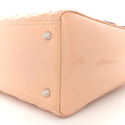 Christian Dior Patent Cannage Medium Lady Dior Rose Clair 10 of 15