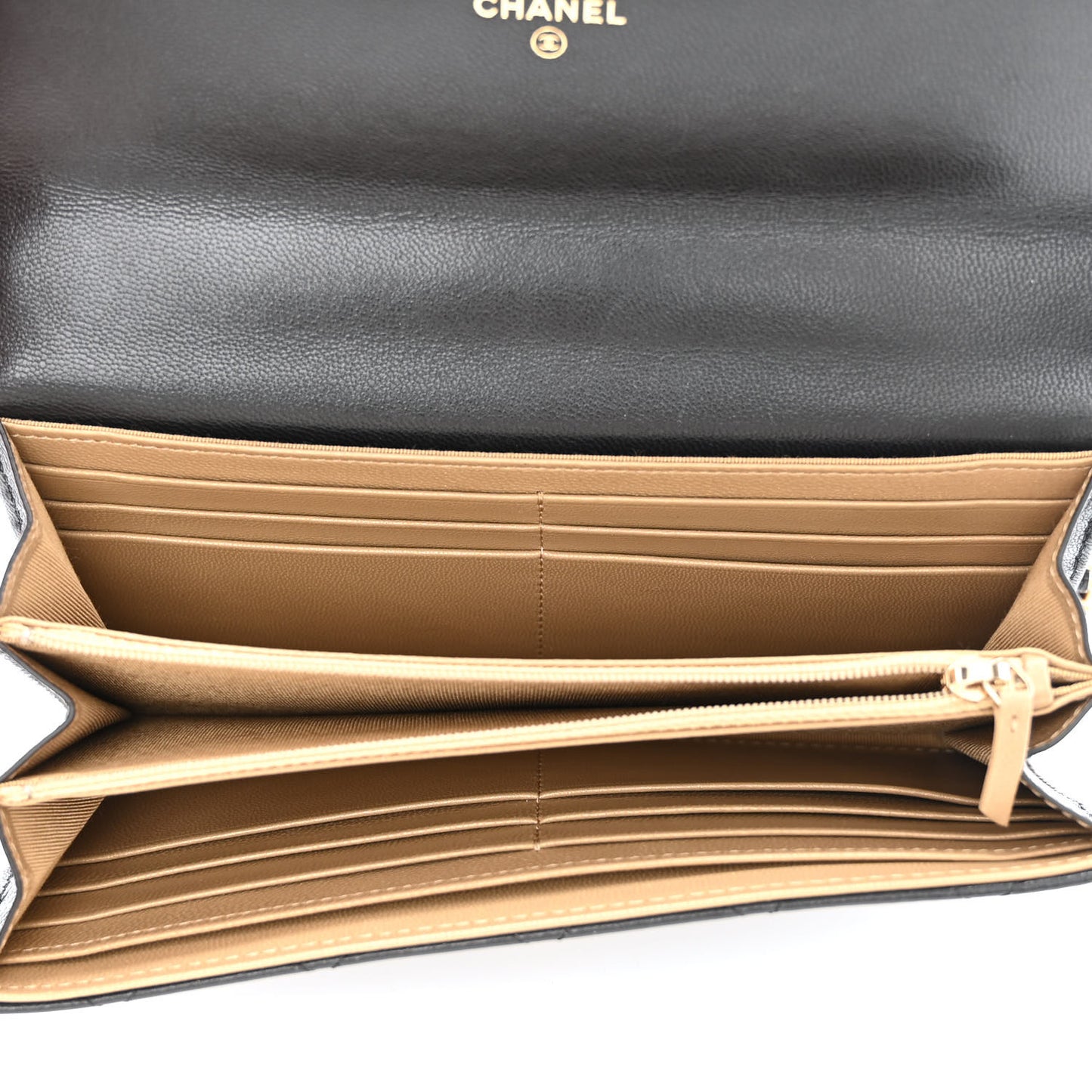 Goatskin Quilted Chic Pearls Clutch With Chain Black