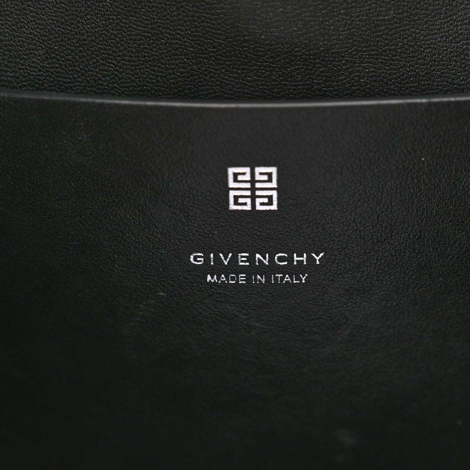Givenchy Smooth Calfskin Medium Moon Cut Out Shoulder Bag Black 6 of 12