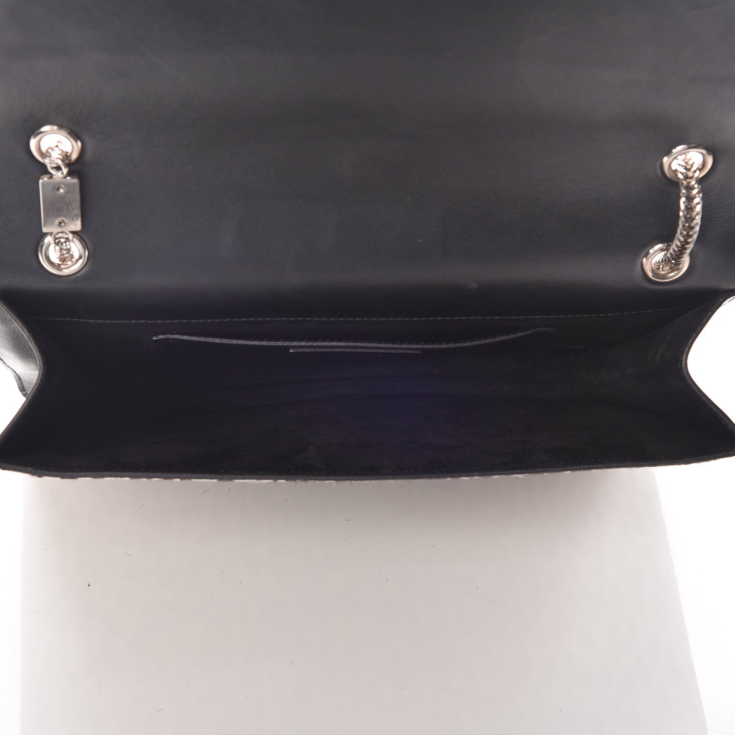 Saint Laurent Calf Hair Leather Snow Leopard Medium Betty White Black 7 of 9