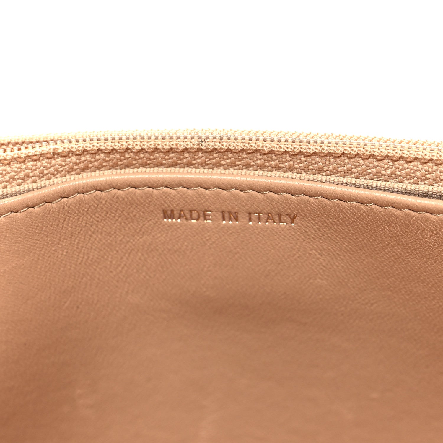 Chanel Lambskin Quilted Trendy CC Wallet On Chain WOC Beige 7 of 14
