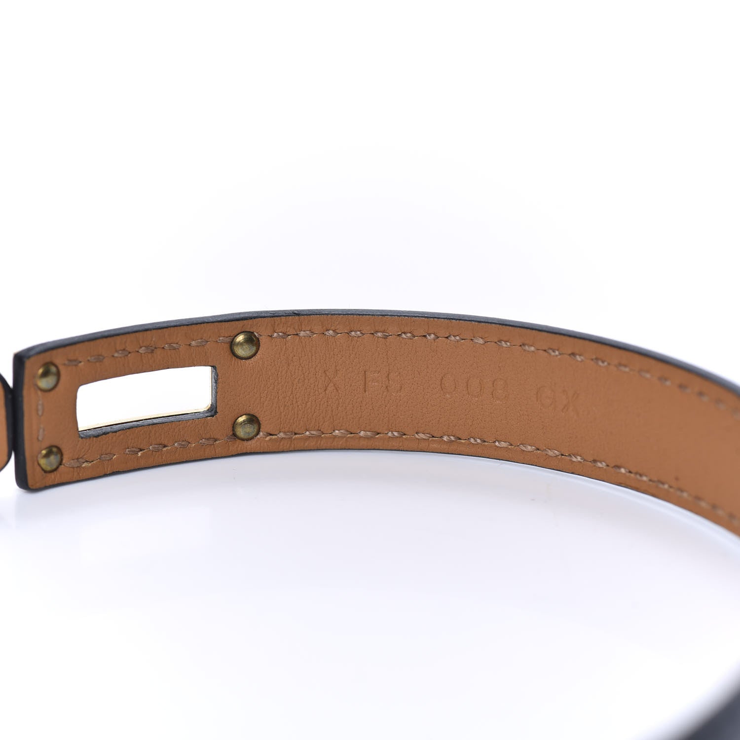 Hermes Box Kelly Double Tour Bracelet M Black 5 of 7