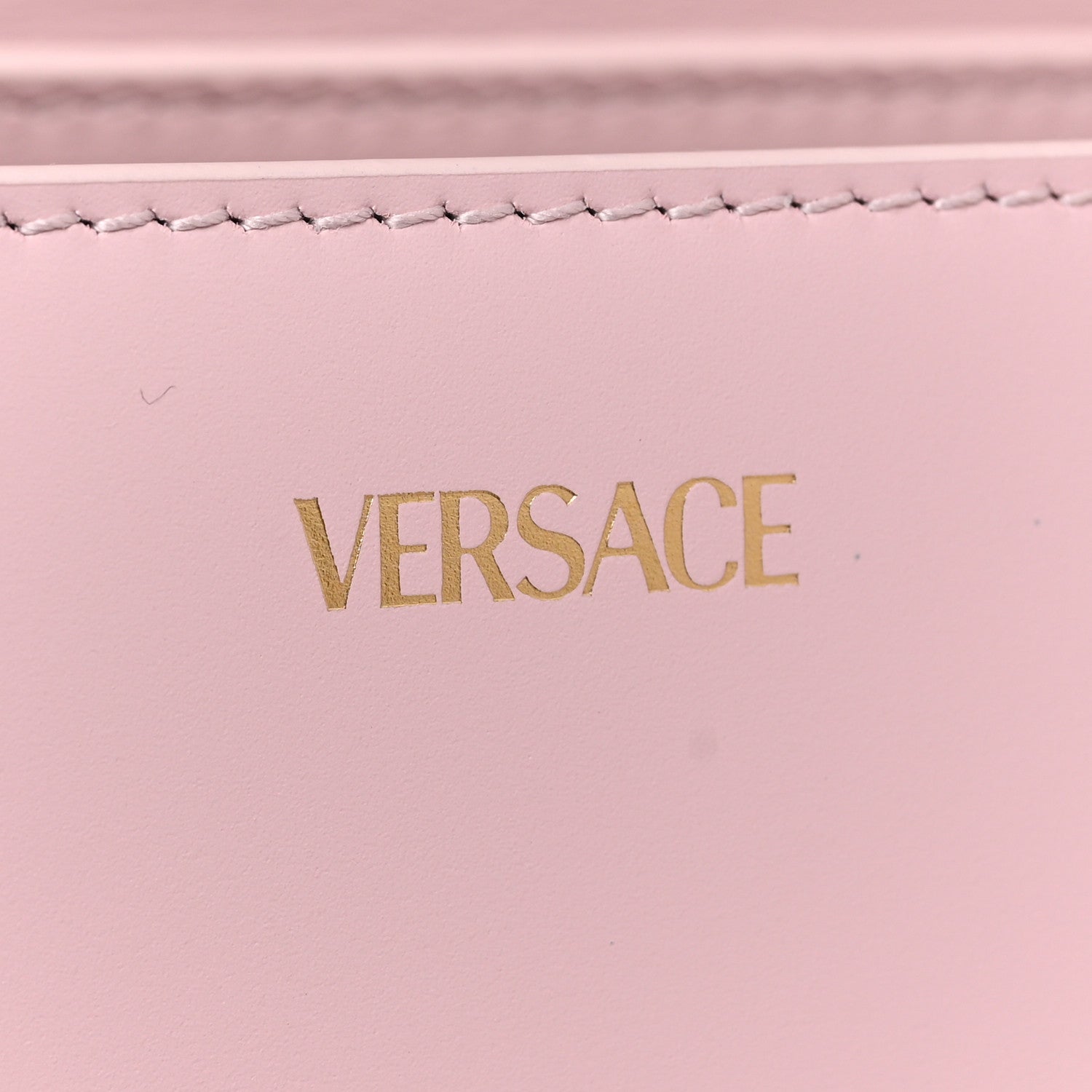 Versace Calfskin Medium Greca Goddess Shoulder Bag Pale Pink 9 of 13