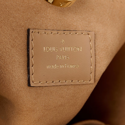 Louis Vuitton Calfskin Mahina Braided On My Side PM Arizona Brown 6 of 13