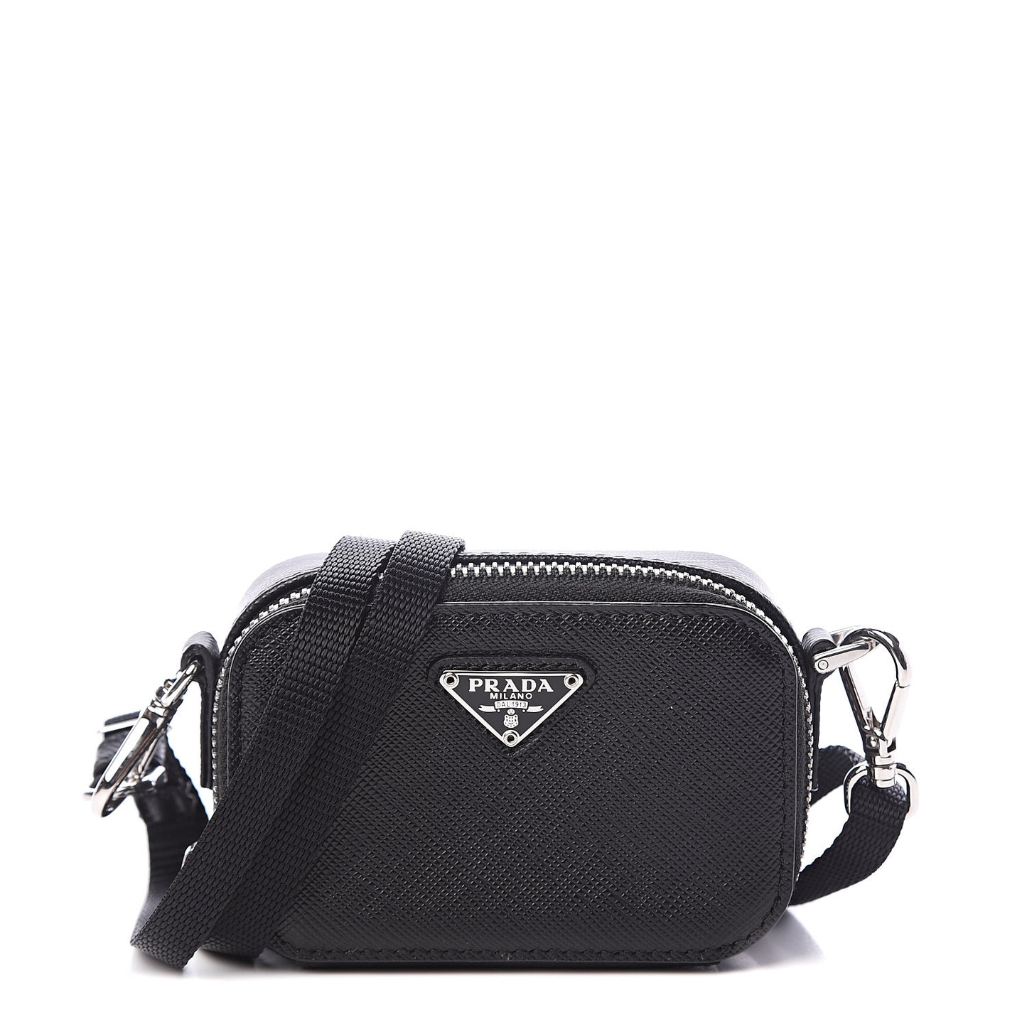 Saffiano Cargo Pouch Black