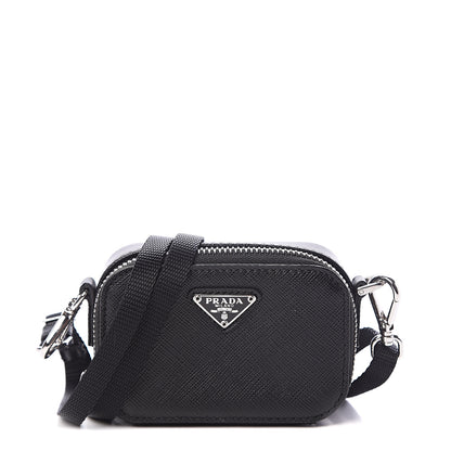 Prada Saffiano Cargo Pouch Black 1 of 5