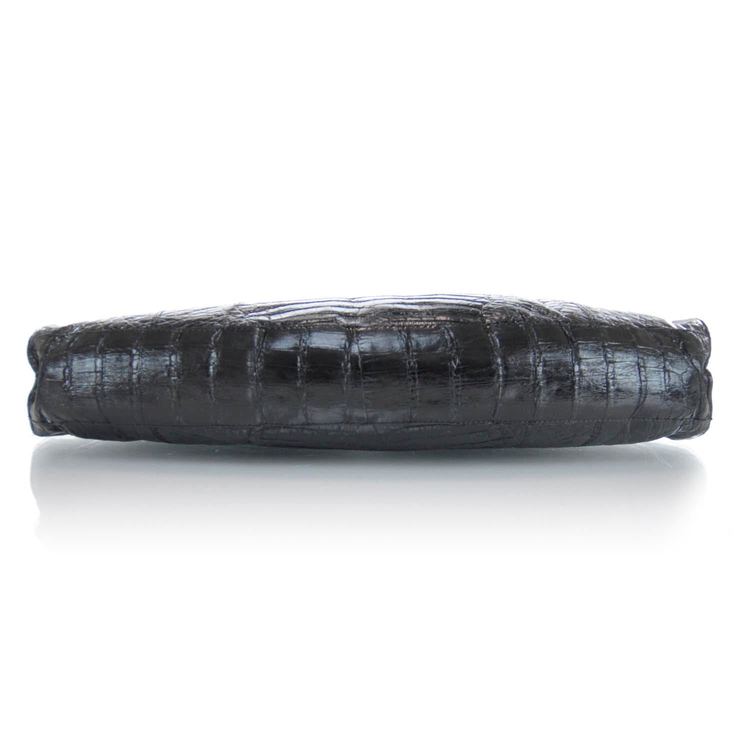 Nancy Gonzalez Crocodile Hobo Black 5 of 10