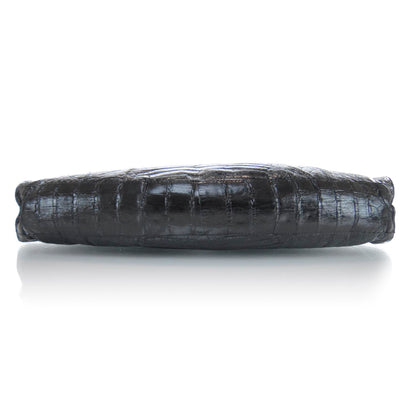 Nancy Gonzalez Crocodile Hobo Black 5 of 10