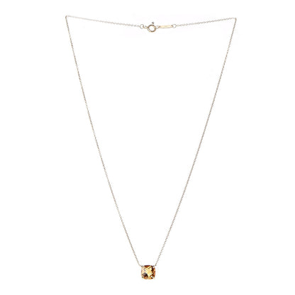 Tiffany 18K Yellow Gold Citrine Sparklers Pendant Necklace 3 of 6