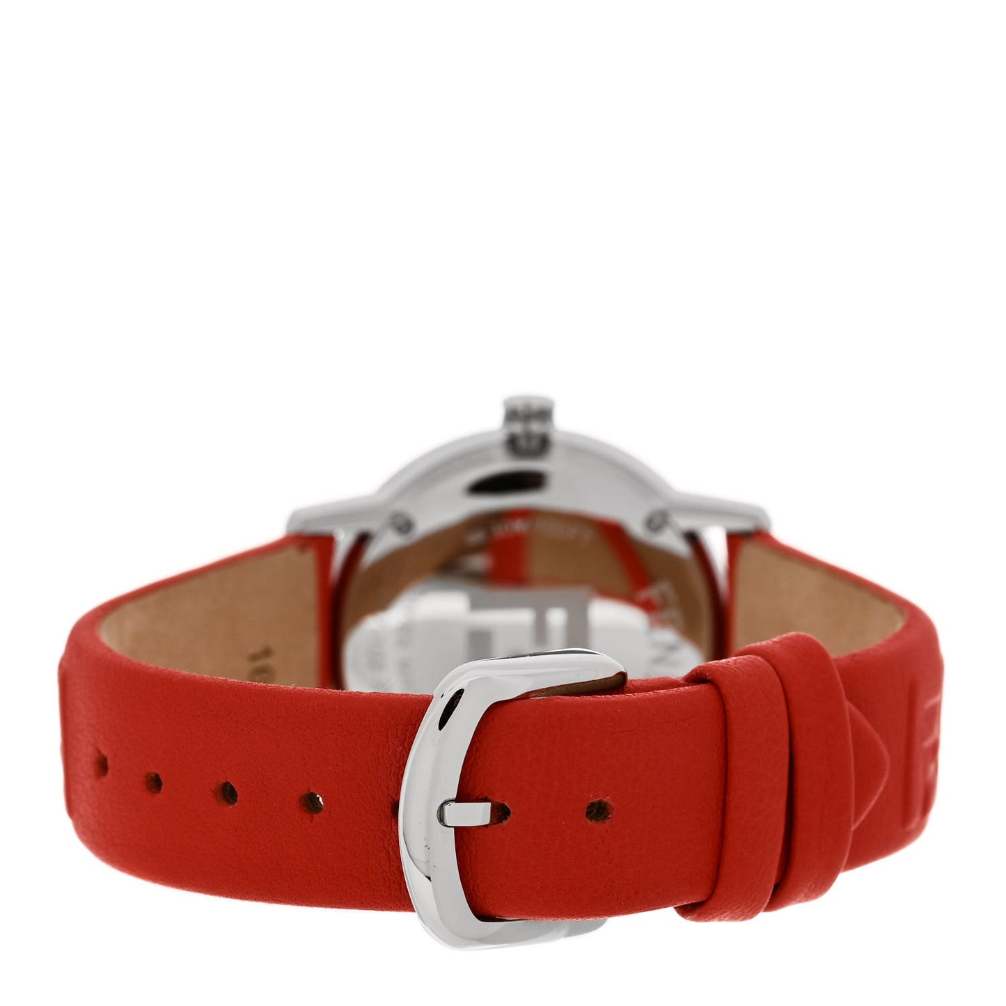 Stainless Steel Calfskin 29mm Forevermore Fendi Quartz Watch Tulip Red