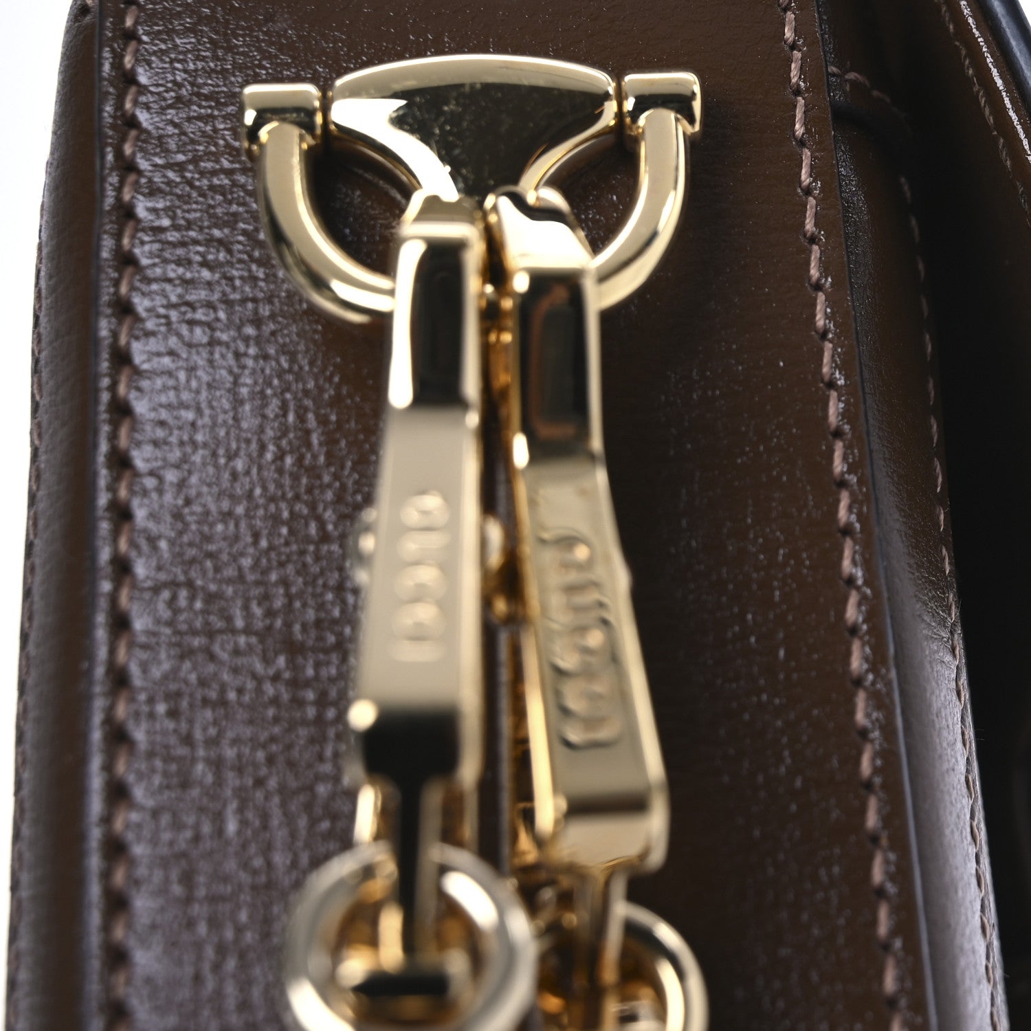 Gucci GG Supreme Monogram Web Mini Horsebit 1955 Shoulder Bag Beige Brown Sugar 13 of 13