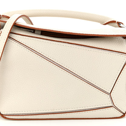 Loewe Calfskin Mini Puzzle Bag Soft White 7 of 9