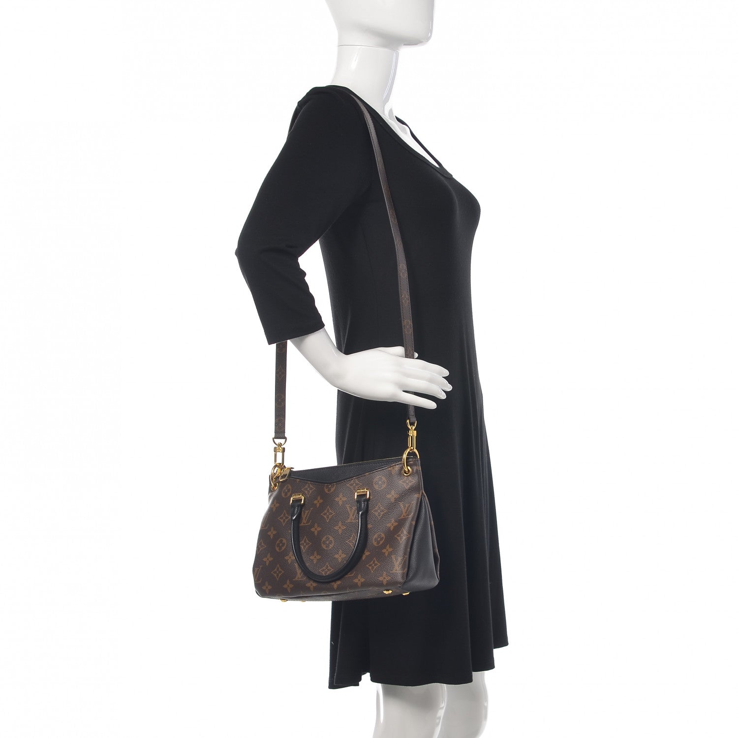 Louis Vuitton Monogram Pallas Full BB Black 2 of 8