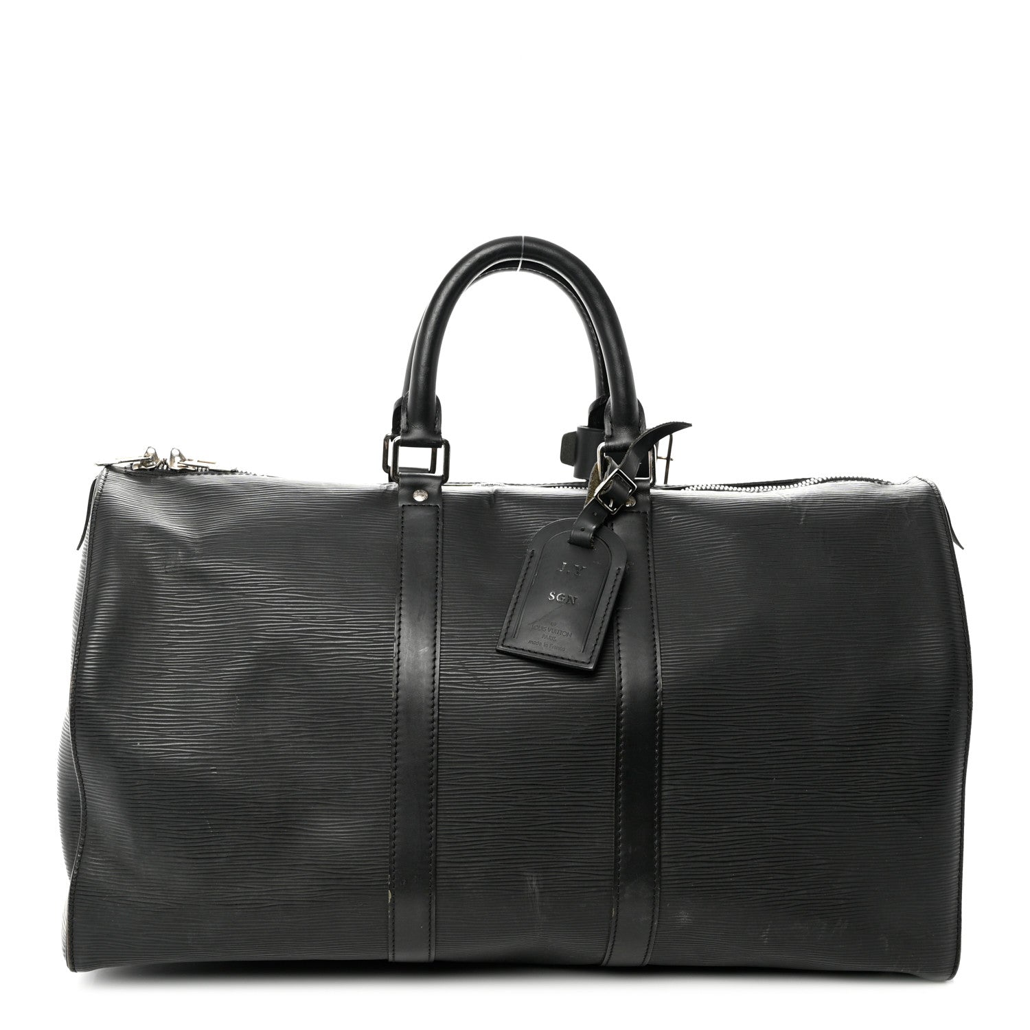 Louis Vuitton Epi Keepall 50 Black 1 of 11