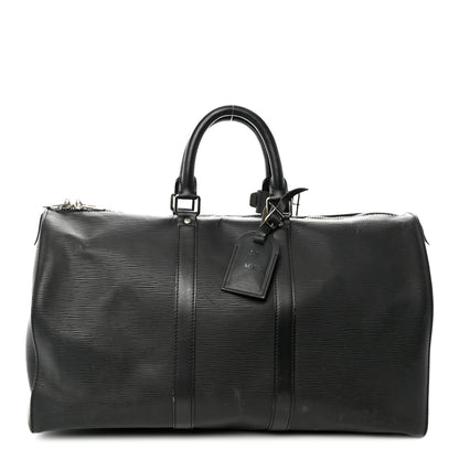 Louis Vuitton Epi Keepall 50 Black 1 of 11