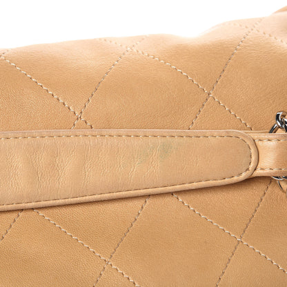 Chanel Lambskin Stitched Medium Ultimate Soft Tote Beige 14 of 15
