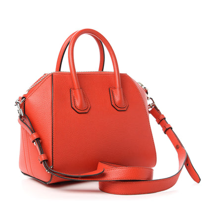 Givenchy Sugar Goatskin Mini Antigona Pop Red 3 of 10