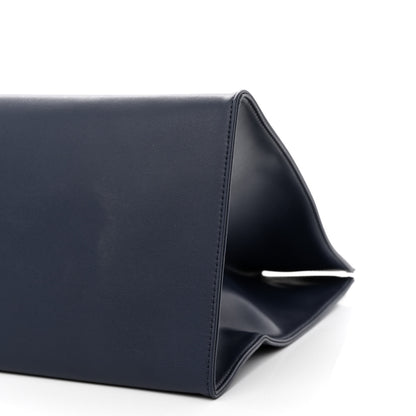 Telfar Vegan Leather Large Shopping Bag Navy 11 of 11
