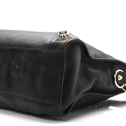 Balenciaga Chevre Gold Metallic Edge Hardware City Black 9 of 10