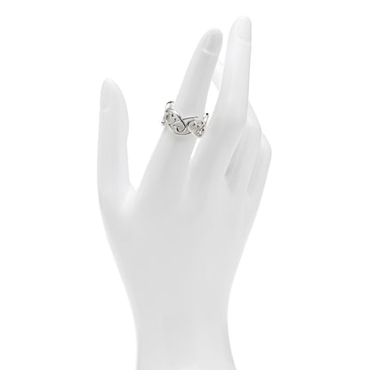 Tiffany Sterling Silver Paloma Picasso Loving Heart Band Ring 54 7 2 of 4
