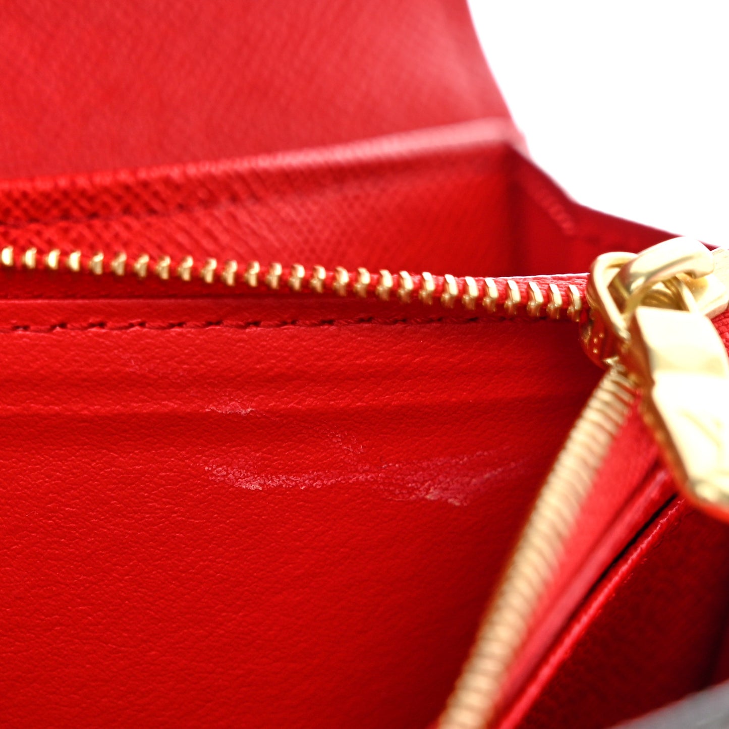 Monogram Sarah Wallet NM Coquelicot