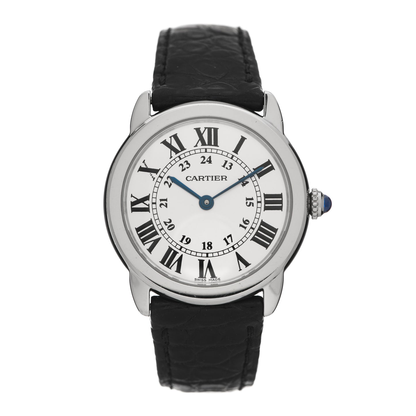 Stainless Steel Alligator 29mm Ronde Solo Quartz Watch