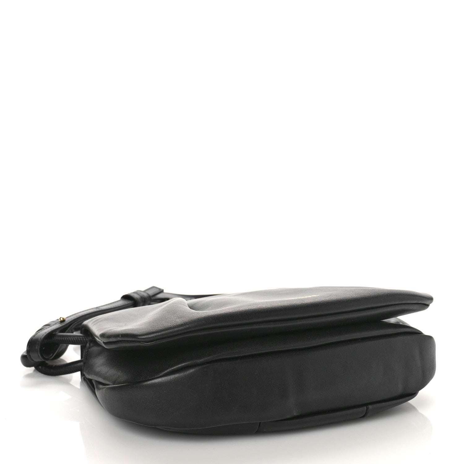 Loewe Shiny Nappa Calfskin Paseo Satchel Black 4 of 8