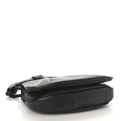 Loewe Shiny Nappa Calfskin Paseo Satchel Black 4 of 8