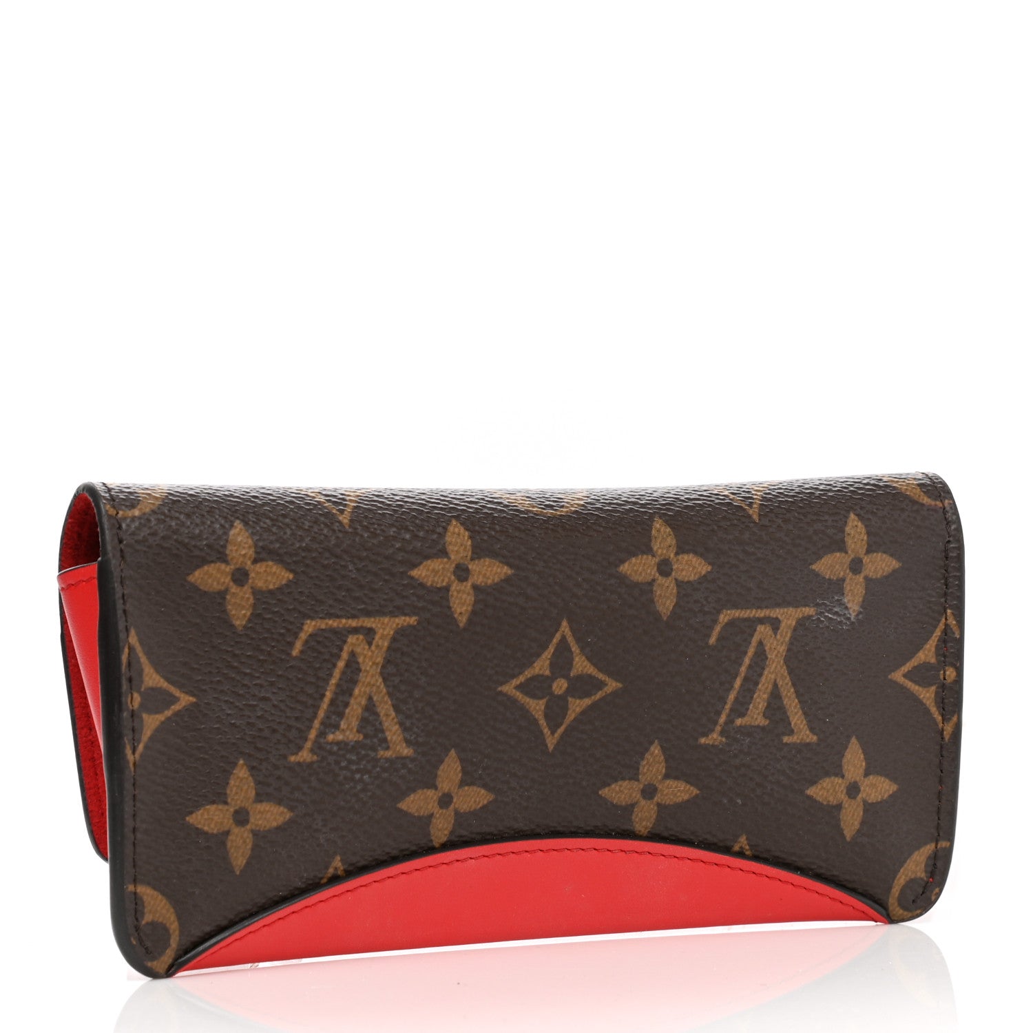 Louis Vuitton Monogram Woody Glasses Case Rouge 3 of 9