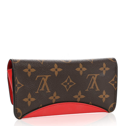 Louis Vuitton Monogram Woody Glasses Case Rouge 3 of 9