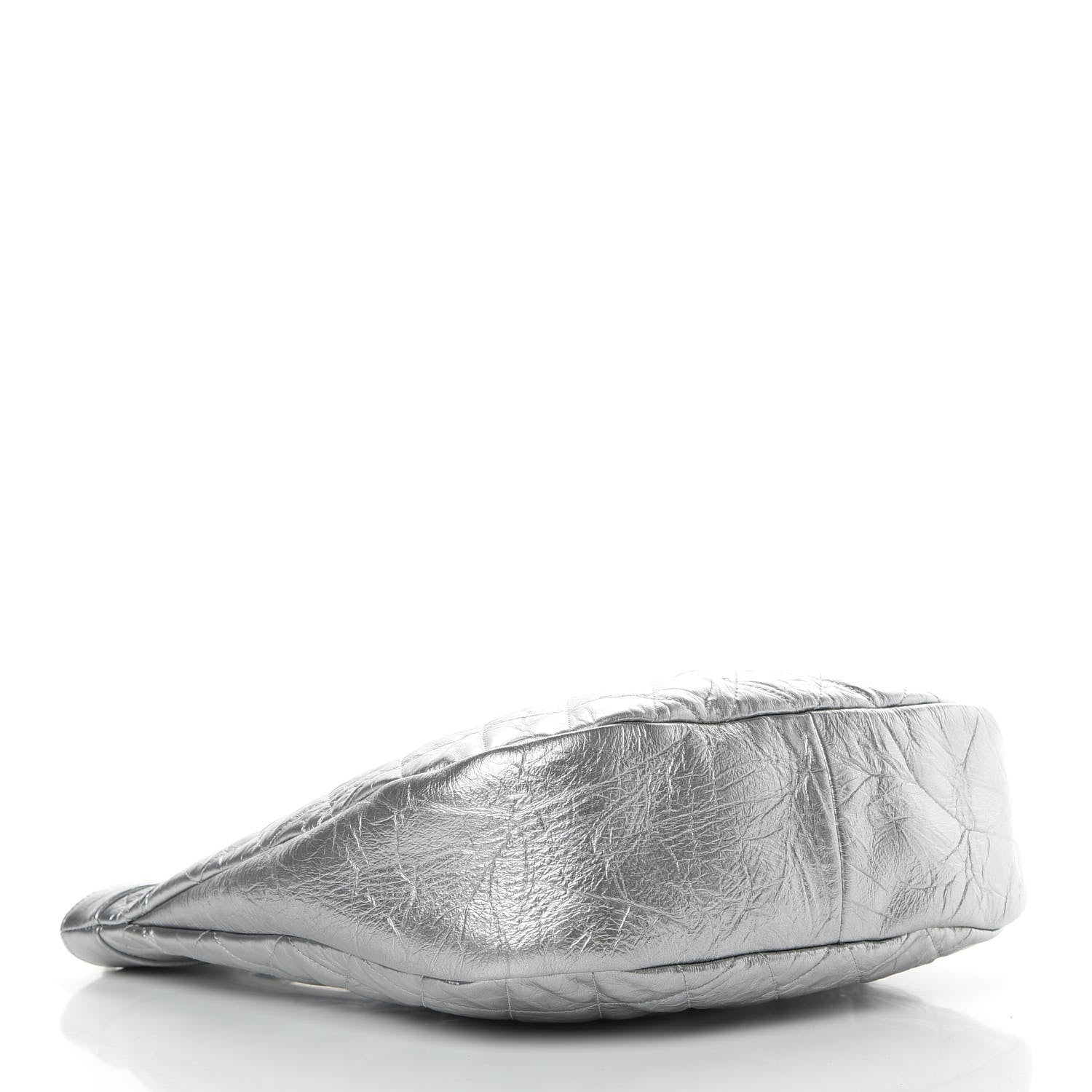 Chanel Metallic Crumpled Calfskin Small 31 Shopping Bag Silver 4 of 10