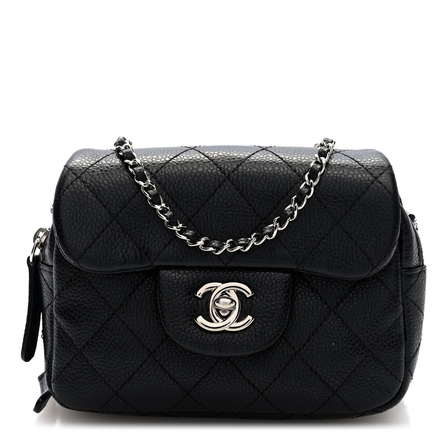 Chanel Caviar Quilted New Mini Flap Black 1 of 10