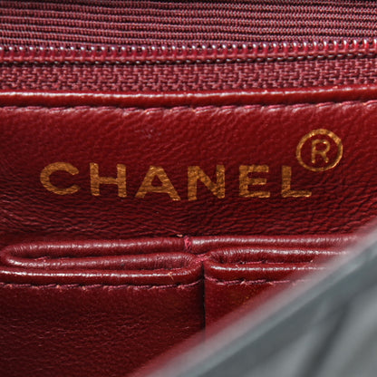 Chanel Lambskin Quilted Mini Square Flap Bag Black 8 of 9