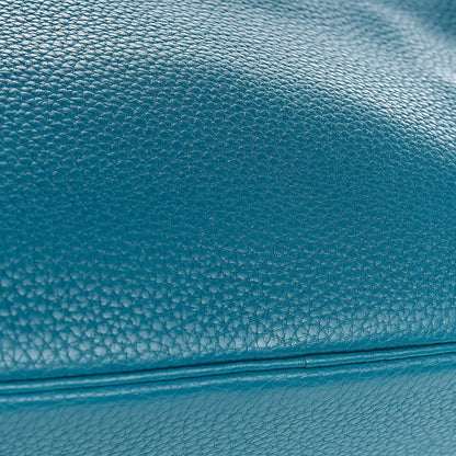Hermes Taurillon Clemence Birkin 30 Bleu Izmir 8 of 8