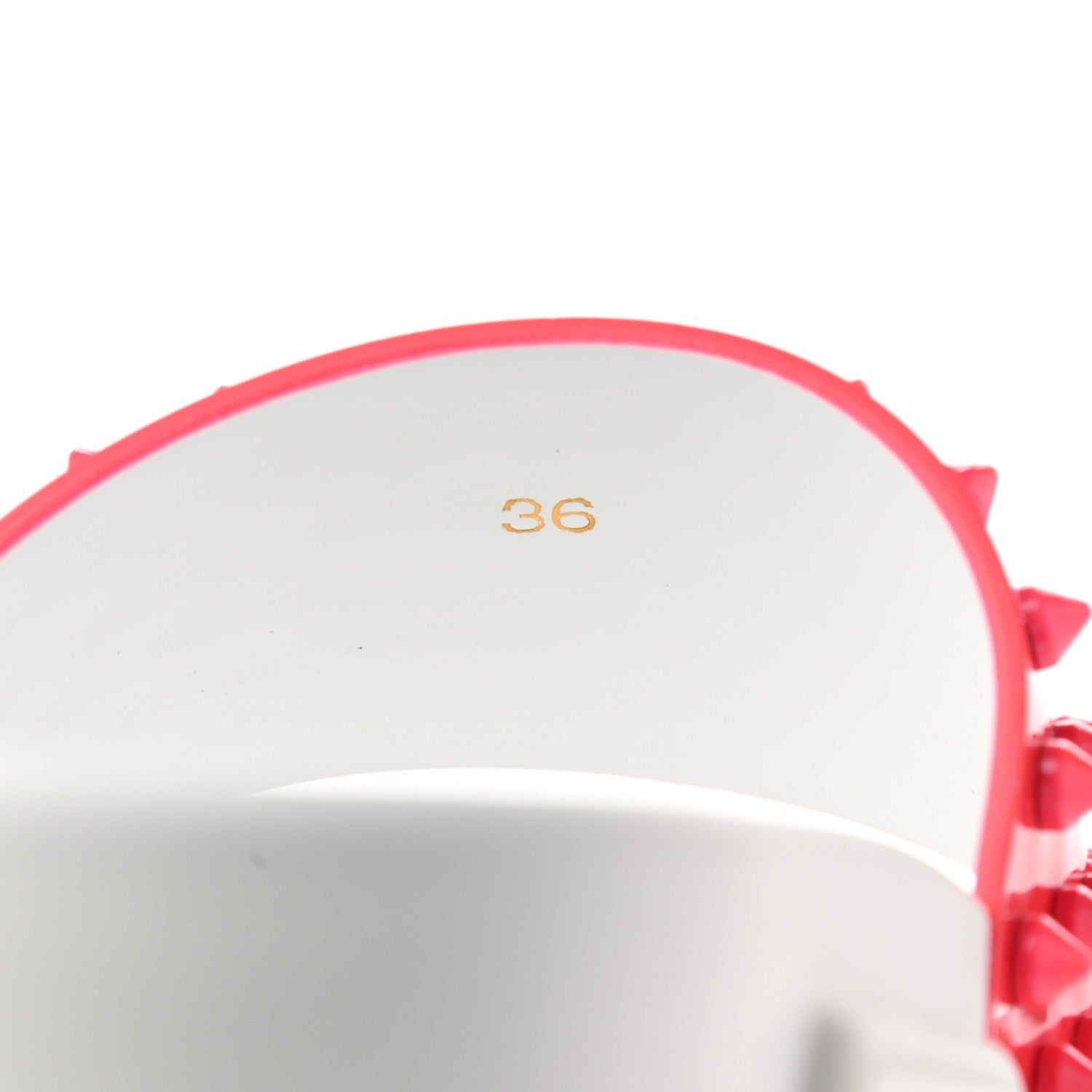 Christian Louboutin Calfskin Donna Studded Pool Fun Platform Flat Slide Sandals 36 Floride 8 of 9
