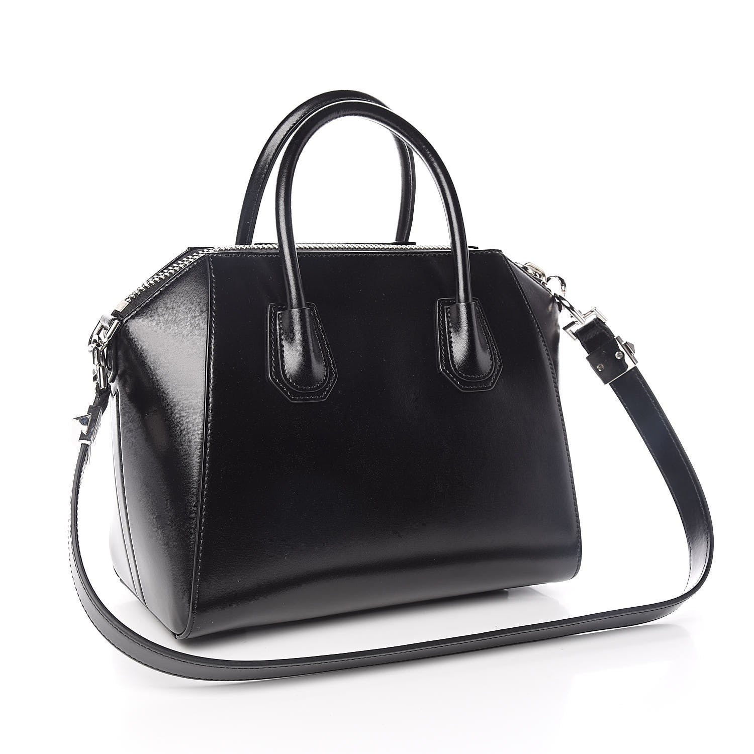 Givenchy Shiny Lord Calfskin Small Antigona Black 3 of 10