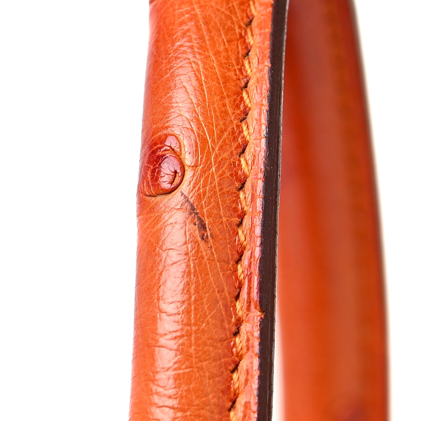 Ostrich Birkin 35 Orange