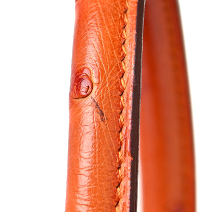 Hermes Ostrich Birkin 35 Orange 12 of 35