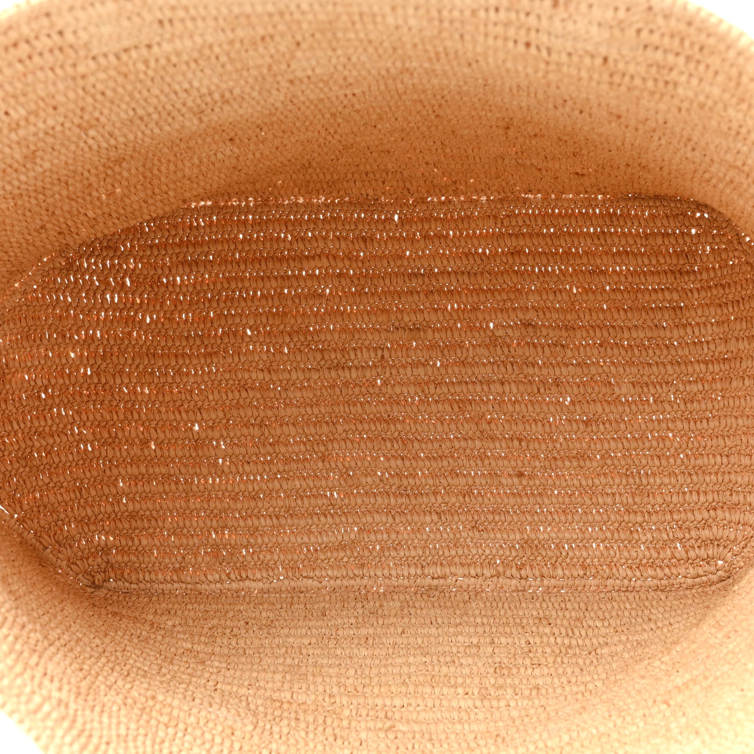 Loewe Raffia Paulas Ibiza Fold Shopper Tote Natural Tan 5 of 12