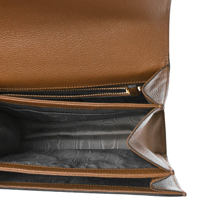 Gucci Grainy Calfskin Small Zumi Shoulder Bag Friky Taupe 5 of 9