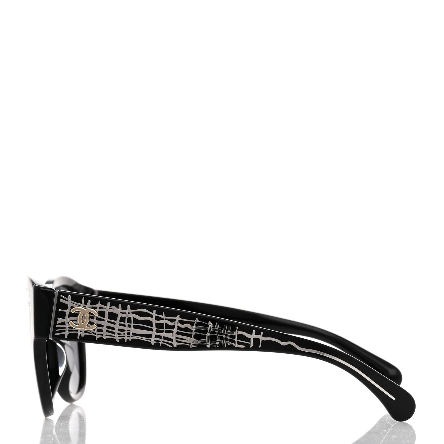 Chanel Acetate Polarized Pantos Sunglasses 5434-A Black 3 of 8