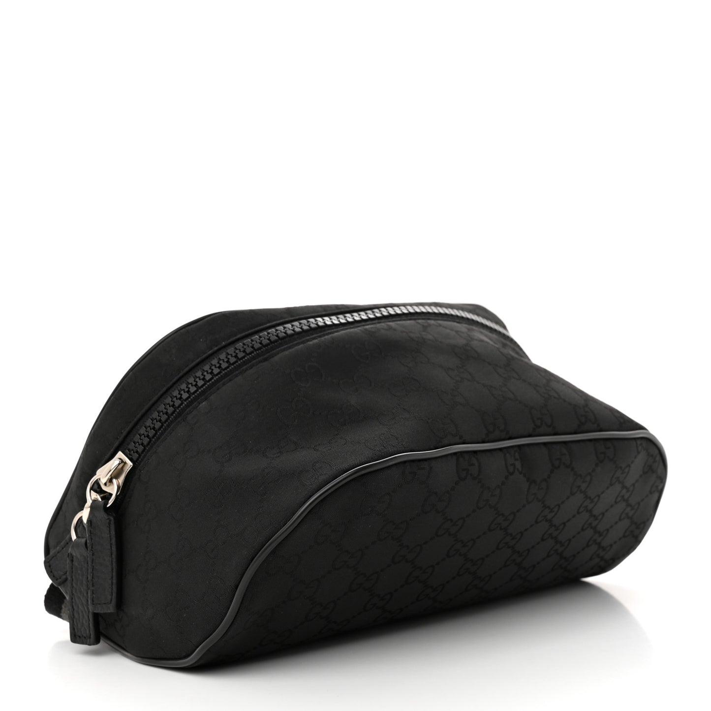 Nylon Monogram Fanny Pack Belt Bag Black