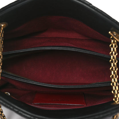 Chanel Aged Calfskin Quilted Medium Just Mademoiselle Black 5 of 10