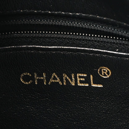 Chanel Lambskin Quilted CC Tassel Camera Case Black 6 of 12